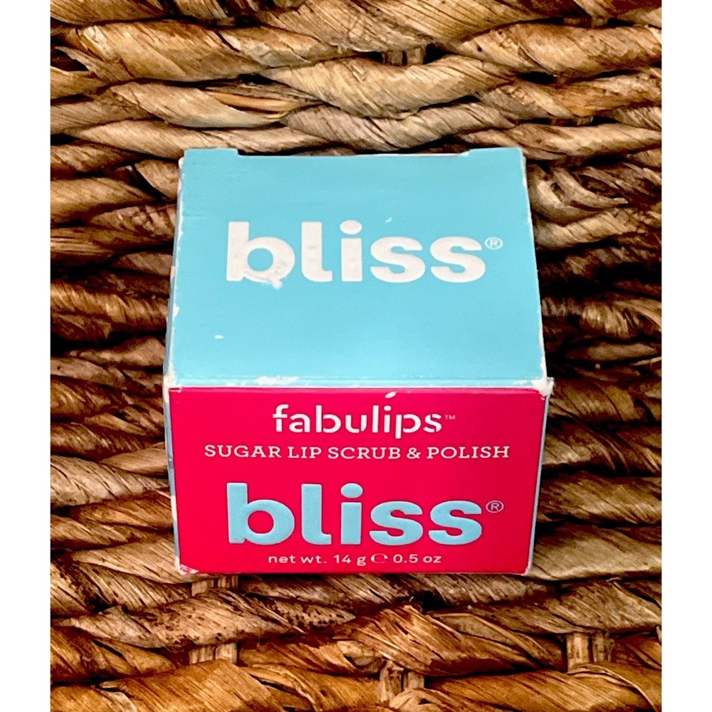 Bliss Fabulips Sugar Lip Scrub & Polish Pout Polisher 14g 0.5 oz New In Box - Picture 3 of 5